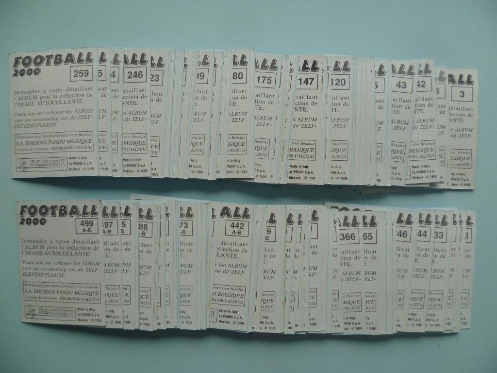 Panini Football 2000 voetbal stickers images vignettes cards, Collections, Collections Autre, Comme neuf, Enlèvement ou Envoi