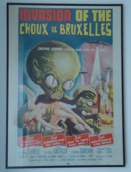 Choux de Bruxelles affiche cinema revisité, Enlèvement