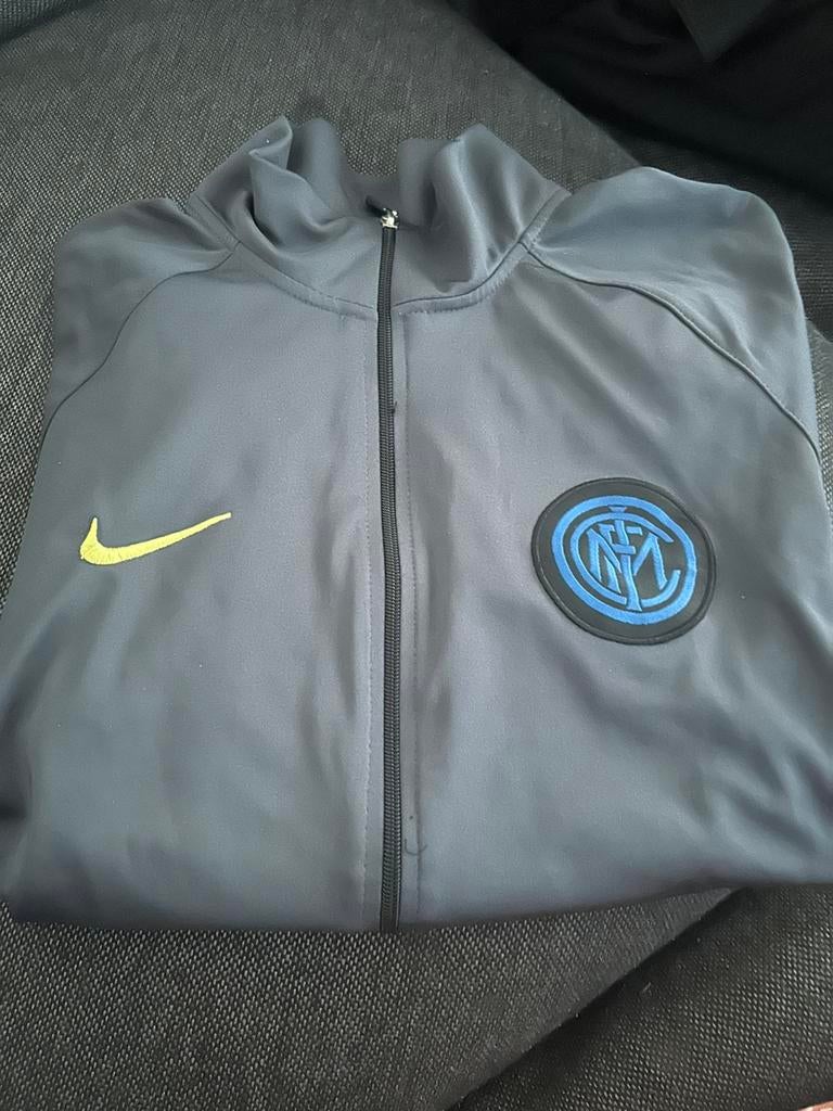 Jongingsjas inter milan, Ophalen of Verzenden, Zo goed als nieuw, Maat 48/50 (M), Grijs