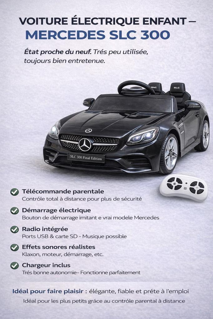 Voiture enfant mercedess electrique, Enlèvement ou Envoi, Comme neuf