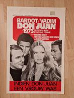 filmaffiche Brigitte Bardot Don Juan 1973 filmposter, Verzamelen, Rechthoekig Staand, Ophalen of Verzenden, Zo goed als nieuw