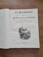 Livre ancien illustré "La Renaissance ", Envoi