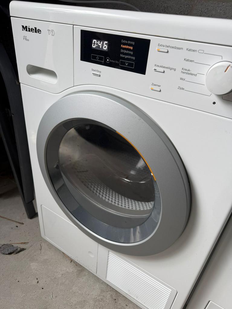 Warmtepomp droogkast Miele 8kg A++, Ophalen, 6 tot 8 kg, Overige typen, Zo goed als nieuw