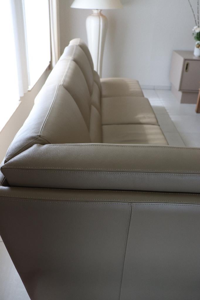 lederen hoeksalon Maldonado taupe, Ophalen, Zo goed als nieuw, Leer