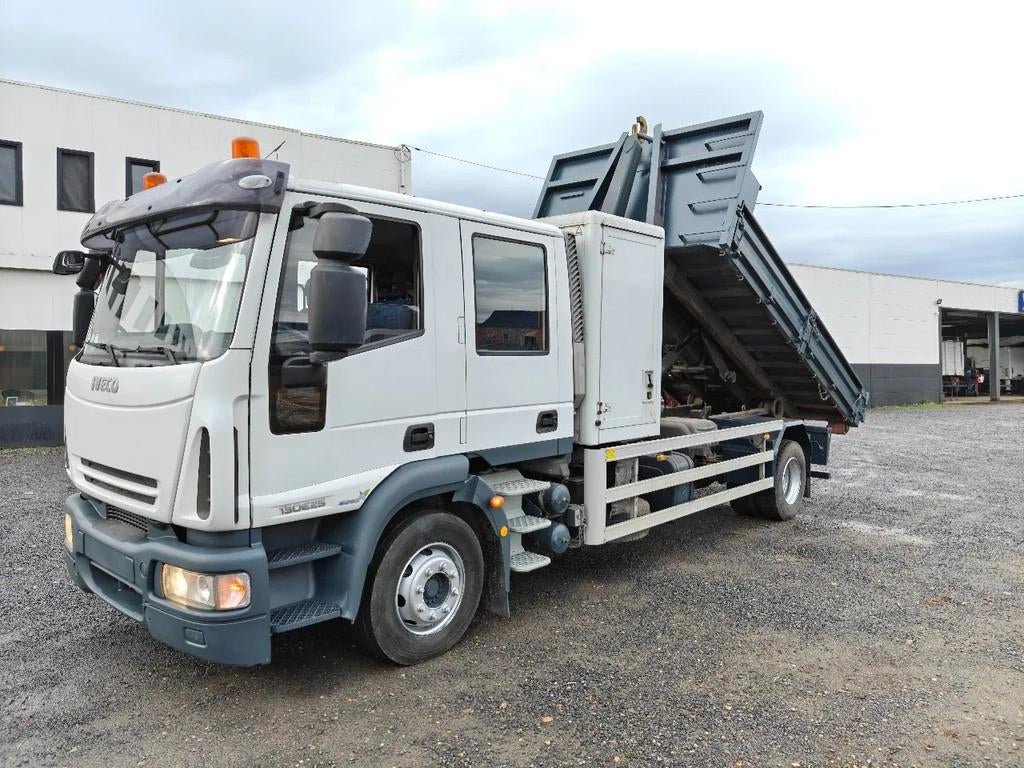 Iveco EuroCargo 130 E25 Doka / 7Pl. Container, Autos, Camions, 250 ch, Euro 5, Achat, Entreprise