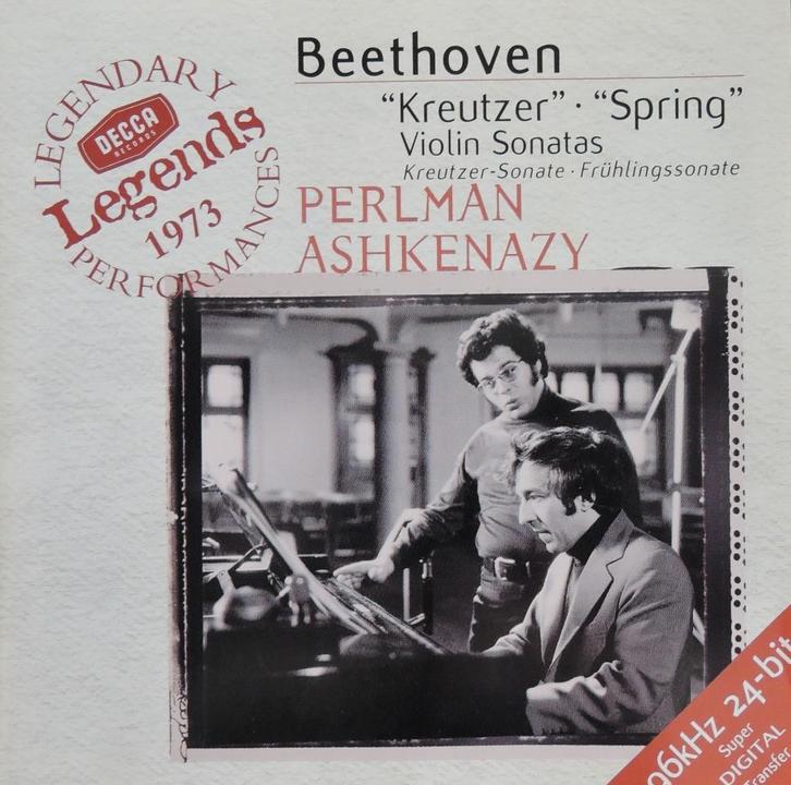 Beethoven / Kreutzer- & Spring-sonates - Perlman / Ashkenazy, CD & DVD, CD | Classique, Comme neuf, Musique de chambre, Enlèvement ou Envoi