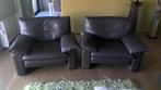 Mooie zetels Duvivier in boxkalfs leder, Huis en Inrichting, Ophalen, Gebruikt, Eenpersoons, Rechte bank