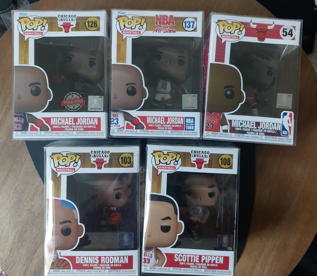 Chicago Bulls Funkos, Enlèvement, Comme neuf