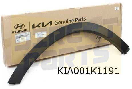 Kia EV6 wielkuiplijst voorscherm Links (zwart) Origineel! 87, Kia, -, Verzenden, -