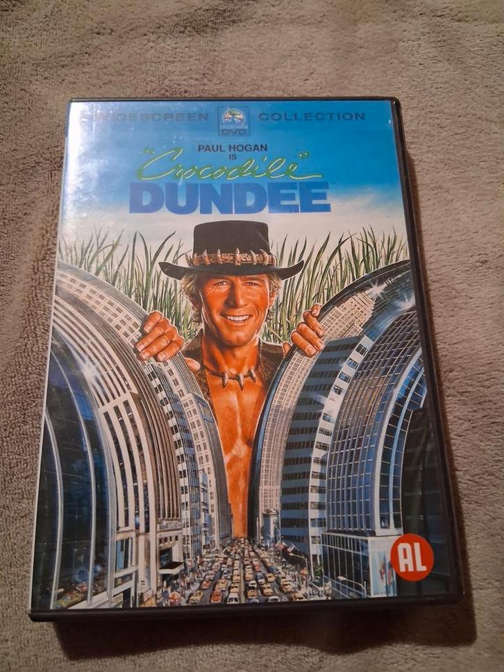 Dvd Crocodile dundee (1986), Cd's en Dvd's, Dvd's | Komedie, Zo goed als nieuw, Actiekomedie, Alle leeftijden, Ophalen of Verzenden