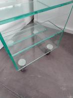 CD rek, 25 à 75 disques, Comme neuf, Verre, Enlèvement