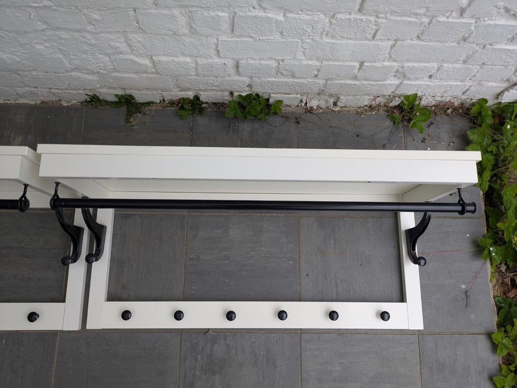 Kapstok met hoedenplank, Gebruikt, Minder dan 100 cm, Hout, Ophalen