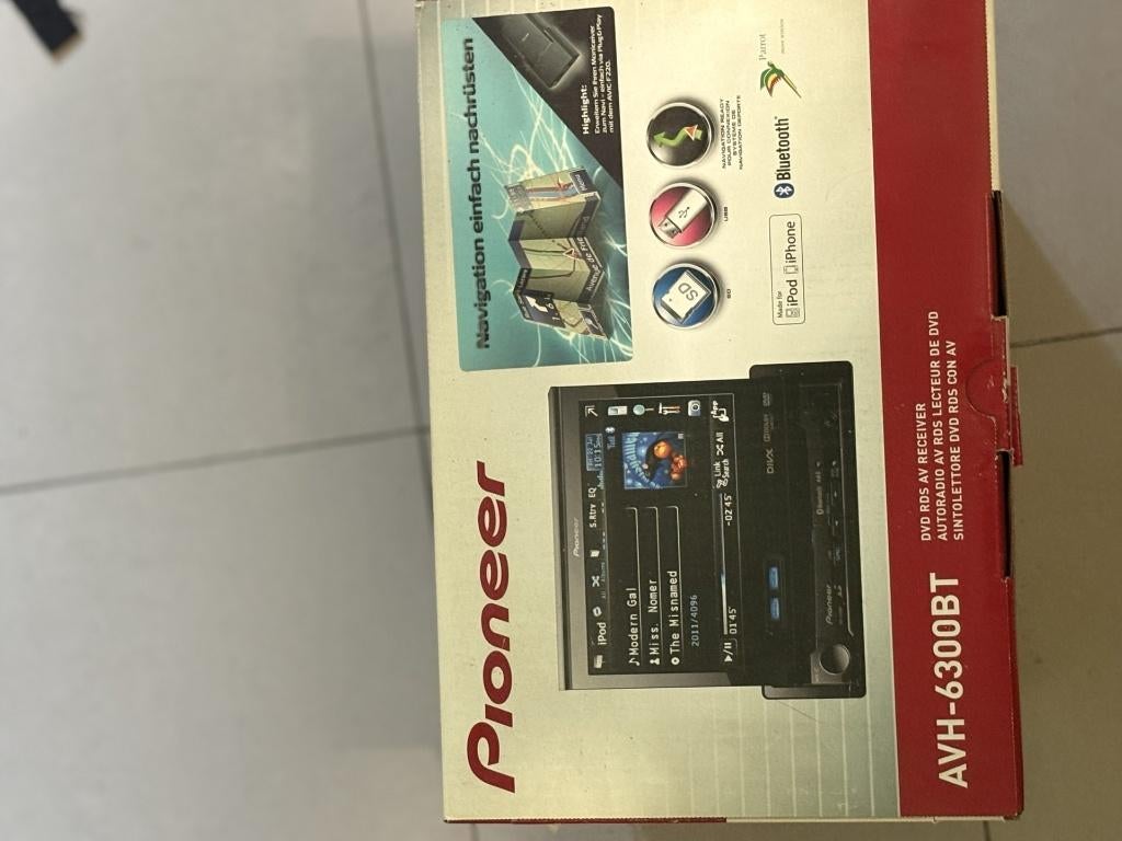 Pioneer AVH‑6300BT, Ophalen, Gebruikt