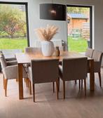 Table desing en chene massif fabrication Belge, Enlèvement, Comme neuf