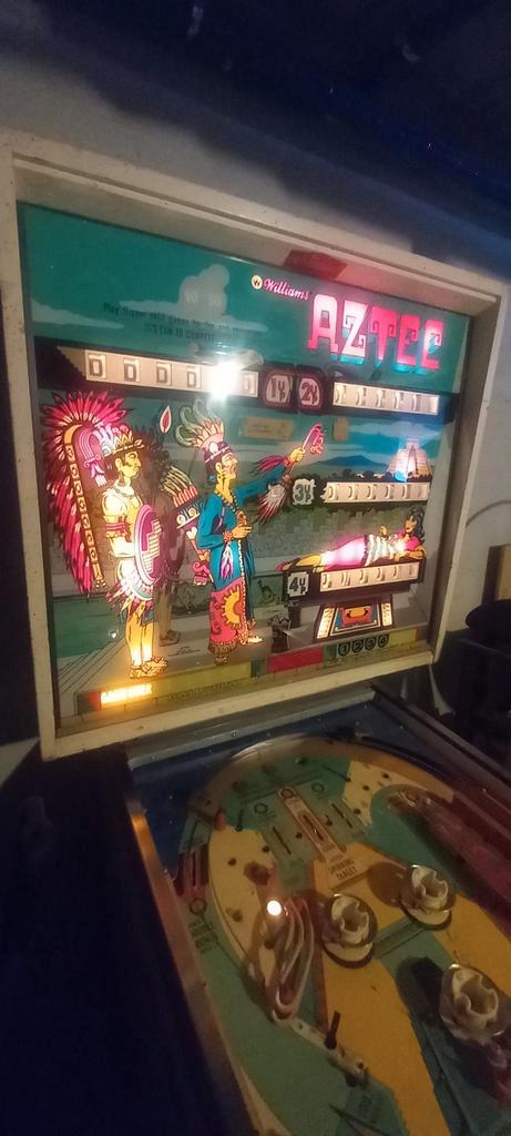 Flipper Aztec Williams 1976, Collections, Machines | Flipper (jeu), Utilisé, Mécanique, Williams, Enlèvement