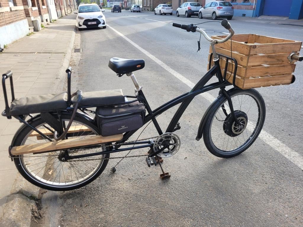 Longtail électrique de fietsfabriek pam duo Tweelingfiets, Vélos & Vélomoteurs, Vélos | Tandems