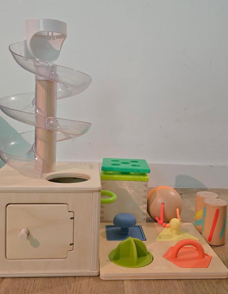 Montessori speelgoedbundel (Lovevery & Taf Toys), Enlèvement, Comme neuf