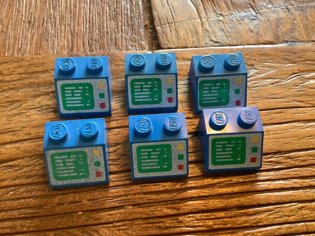 Lego slopes computer 6 stuks / 698-4, Gebruikt, Lego, Ophalen of Verzenden, Space