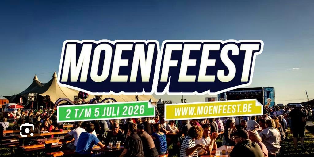 Billet Moen Feest 2026 02/07, 03/07, 04/07 ou 05/07, Tickets & Billets