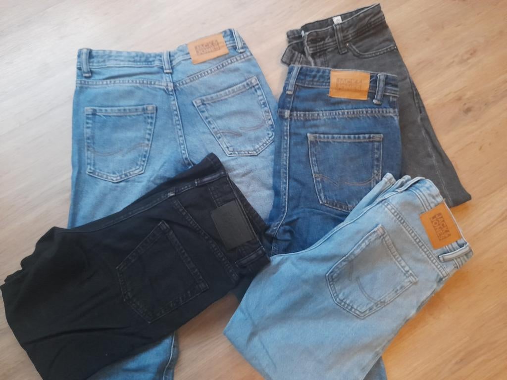 5 jeans Jack & jones maat 134    als nieuw, Kinderen en Baby's, Ophalen of Verzenden
