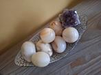 Decoratieve schaal met assortiment van marmeren eieren, Enlèvement ou Envoi, Utilisé, Ovale, Balance