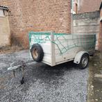 Remorque simple essieu aluminium avec rehausse, Enlèvement