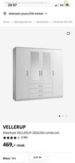 Armoire de rangement JYSK avec miroirs, Enlèvement, Comme neuf, Armoire à miroir