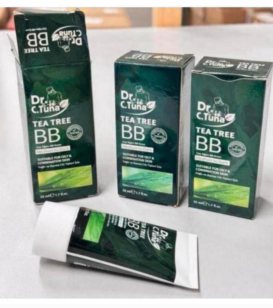 3x crème le visage Farmasi DR C Tuna Tea Tree légère moyenne, Enlèvement ou Envoi, Neuf, Tout le visage