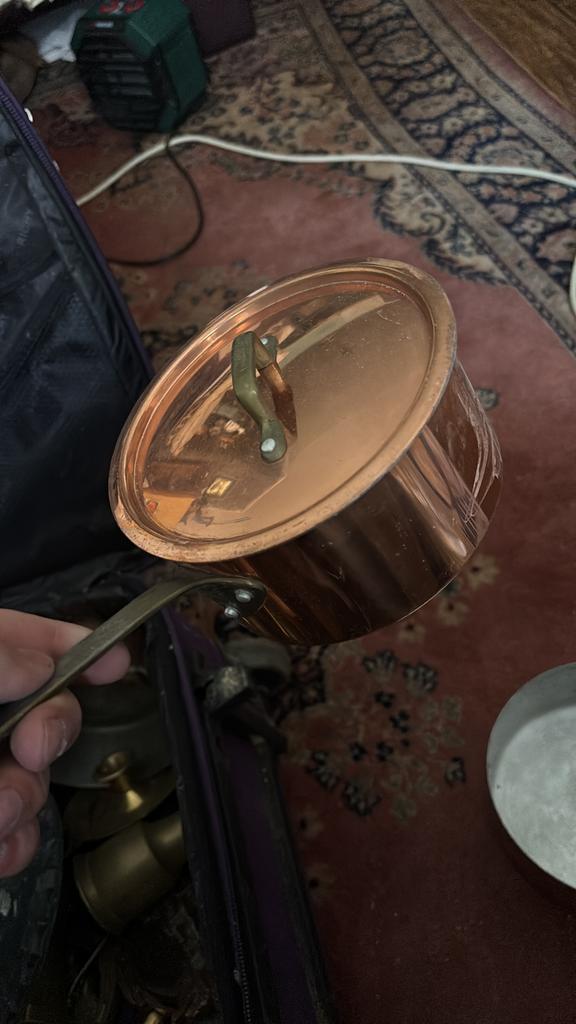 Koperen potten en pannen, Antiek en Kunst, Ophalen of Verzenden