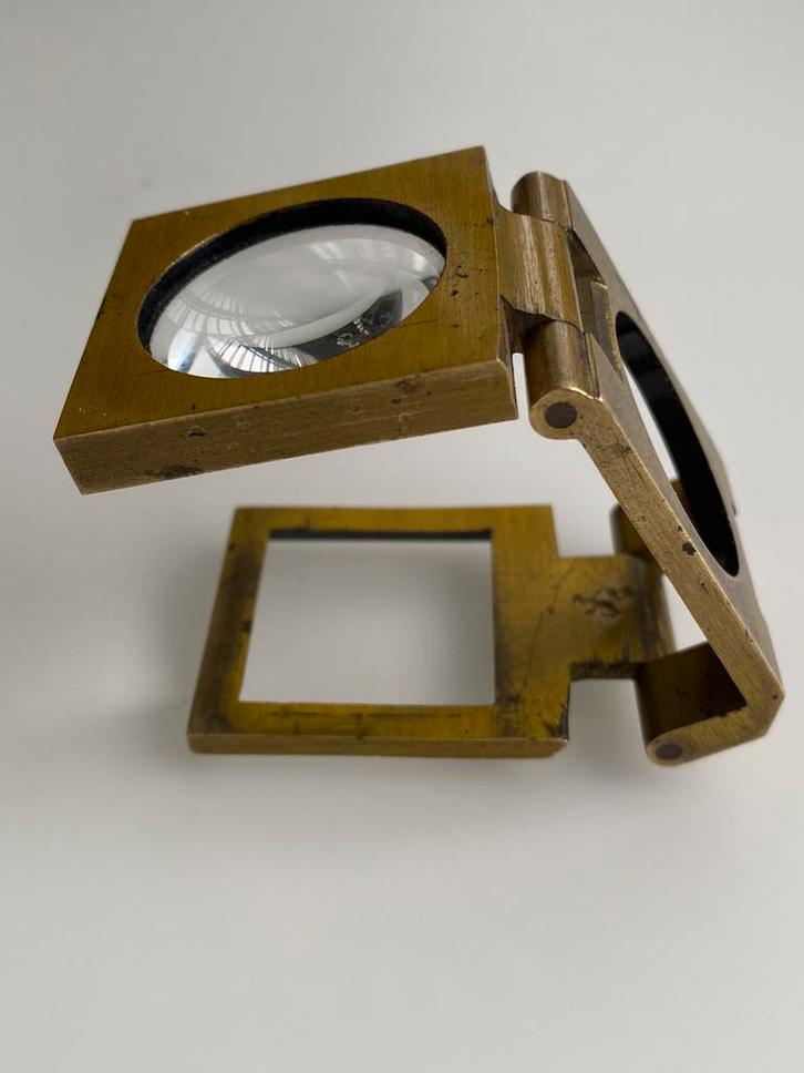 Testeur de linge pliable ou compteur de fils., Antiquités & Art, Curiosités & Brocante, Enlèvement ou Envoi