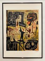 Jean-Michel Basquiat : lithographie vendue encadrée, Enlèvement ou Envoi