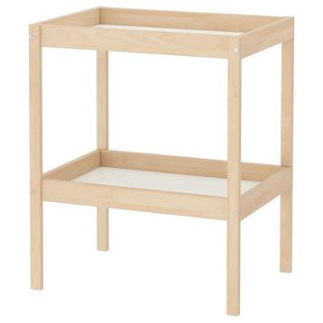 Luiertafel met grijs verzorgingskussen, Enlèvement, Utilisé, Armoire