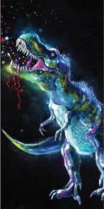 Dinosaurus Badlaken  - Neon, Kinderen en Baby's, One size, Nieuw, Ophalen of Verzenden, Zwem-accessoire