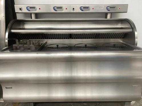 PERFTA GAS-friteuse met 4 tanks en automatische filtratie va, Zakelijke goederen, Horeca | Keukenapparatuur, Fornuis, Frituur en Grillen