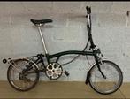 Brompton green English M6R bagagerek met 6 versnellingen, Fietsen en Brommers, Fietsen | Vouwfietsen, Ophalen, Brompton, 14 tot 16 inch