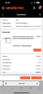 Verkoop luik/foodtruck/Serveerraam / Verkoopwagen, Zakelijke goederen, Ophalen