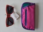 Koraal kleurige zonnebril + nylon brilhoesje, Handtassen en Accessoires, Zonnebrillen en Brillen | Dames, Ophalen of Verzenden