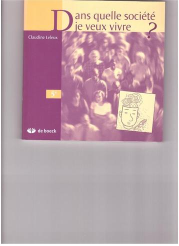 4 manuels philosophie - morale (niveau secondaire supérieur) beschikbaar voor biedingen