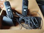 Set Philips draadloze telefoons, Telecommunicatie, Ophalen, Gebruikt