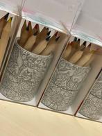 Stationery scrabooking washi tape inkleuren met potloden, Hobby & Loisirs créatifs, Scrapbooking, Comme neuf, Enlèvement ou Envoi