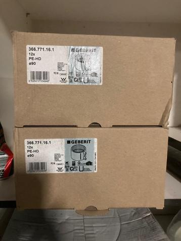 24 stuks electrolas mof D90 PE geberit afvoer beschikbaar voor biedingen