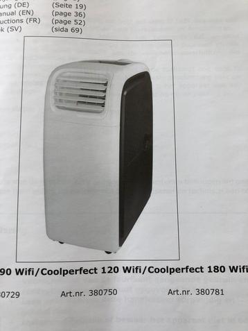 Airconditioning, Elektronische apparatuur, Airco's, Ophalen, 3 snelheden of meer, Zo goed als nieuw, Afstandsbediening