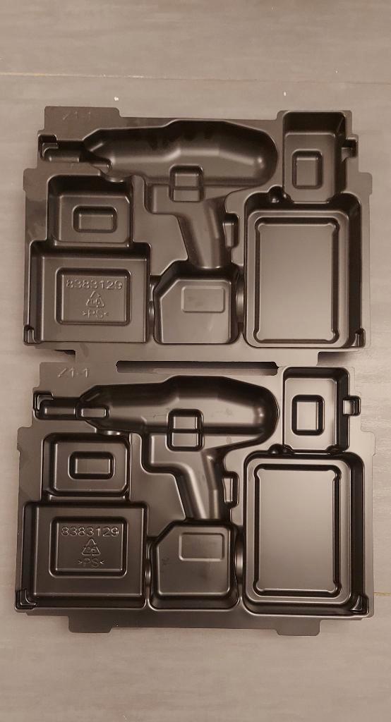 Verschillende Makita inleg/inlay, Doe-het-zelf en Bouw, Gereedschap | Machine-onderdelen en Toebehoren, Nieuw, Ophalen of Verzenden