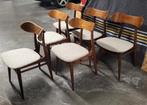 Louis Van Teeffelen 6 vintage Kastrup stoelen, Huis en Inrichting, Stoelen, Ophalen, Vintage, Zo goed als nieuw, Stof