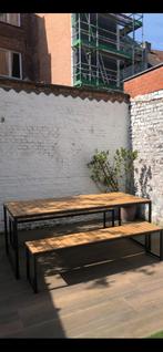 Tuintafel met 2 banken Jysk, Tuin en Terras, Picknicktafels, Ophalen, Zo goed als nieuw
