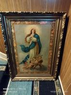 Grand tableau de Marie avec des anges, Antiquités & Art, Enlèvement ou Envoi