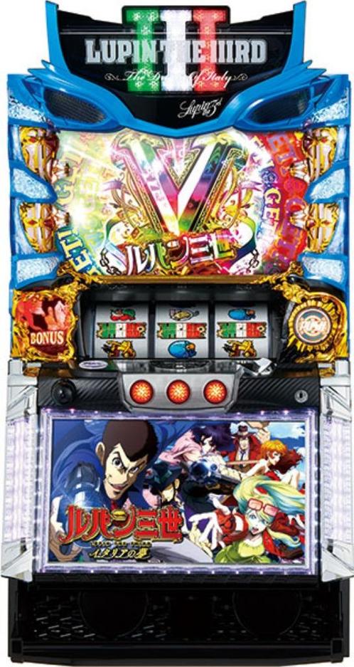 pachislo - LUPIN - italian dream, Verzamelen, Automaten | Gokkasten en Fruitautomaten, Zo goed als nieuw, Overige munten, Met sleutels