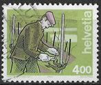 Zwitserland 1994 - Yvert 1444 - De Wijnbouwer (ST), Postzegels en Munten, Verzenden, Gestempeld