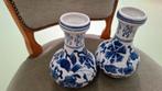 Vase Bleu-blanc  style chinois vintage 1970, Enlèvement ou Envoi