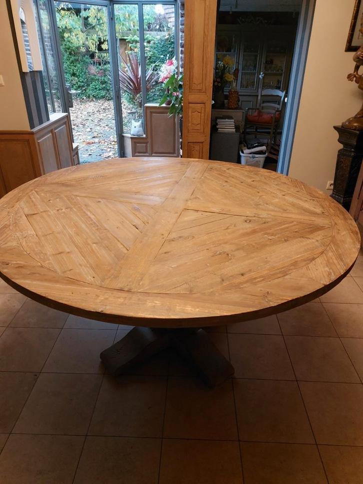 Table de salle à manger en bois ., Huis en Inrichting, Tafels | Statafels, Gebruikt, Ophalen
